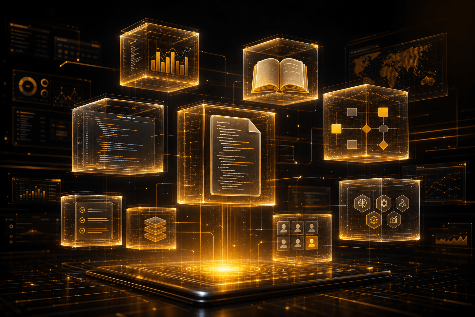 Entregáveis de consultoria em IA — dashboards, documentação e agentes em produção